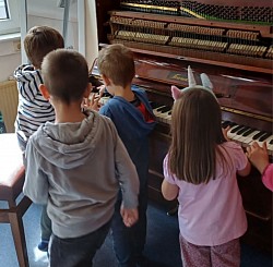 Klavier entecken